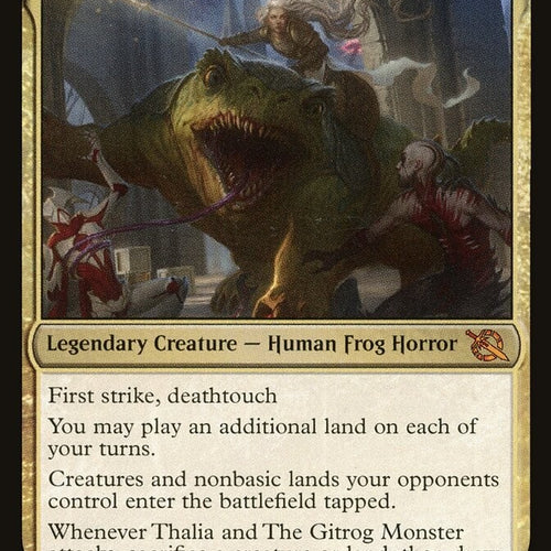 Thalia And The Gitrog Monster March Of The Machine Excellent Magic MTG
