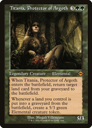 Titania, Protector Of Argoth Modern Horizon 2 Excellent Magic MTG