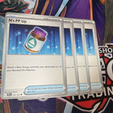 Pokemon Card N’s PP Up - 153/159 ×4 - Journey Together - Playset NM