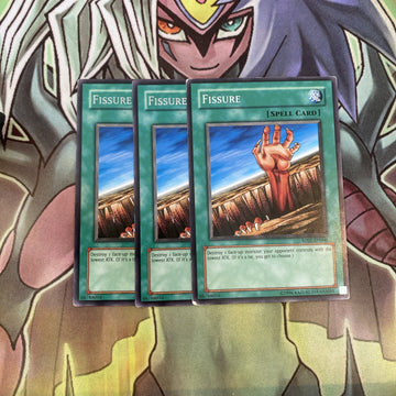 RP01-EN006 x3 Fissure Rare Excellent Conditon Yugioh