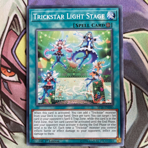 SP18-EN040 Trickstar Light Stage Common 1st Edition NM Yugioh Card