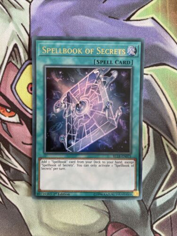 BLLR-EN075 Spellbook Of Secrets Ultra Rare 1st Edition Near Mint Yugioh Card