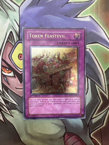 TLM-EN057 Token Feastevil Ultimate Rare 1st Edition NM Yugioh Card