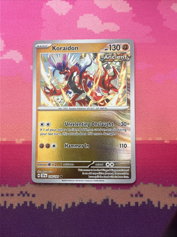Pokemon Card Koraidon Surging Sparks Reverse Holo 116/191 Near Mint