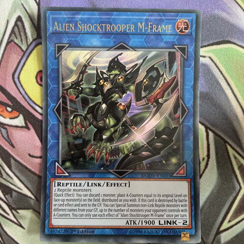 DUOV-EN003 Alien Shocktrooper M-Frame Ultra ANUBIS SHIFT 1st Edition NM Yugioh