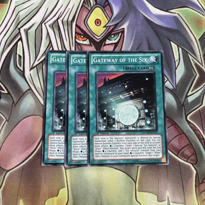 RYMP-EN111 x3 Gateway of the Six Common Excellent Conditon Yugioh