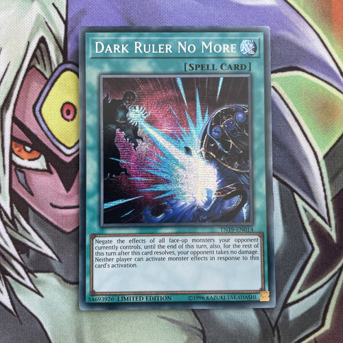 TN19-EN014 Dark Ruler No More Secret Rare LIMITED Edition NM Yugioh Card