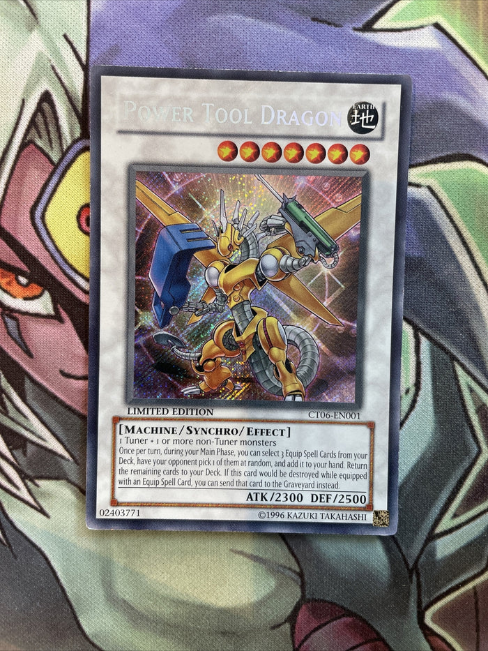 CT06-EN001 Power Tool Dragon Secret Rare Limited Edition Near Mint