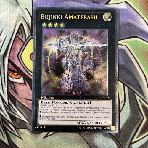 PRIO-EN052 Bujinki Amaterasu Ultimate Rare 1st Edition NM Yugioh Card