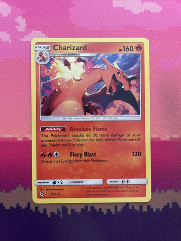 Pokemon Card Charizard Dragon Majesty Holo Rare 3/70 NM