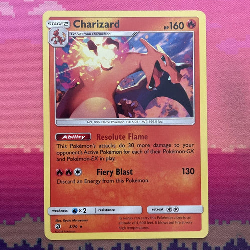 Pokemon Card Charizard Dragon Majesty Holo Rare 3/70 NM