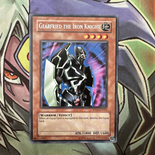 RP01-EN025 Gearfried The Iron Knight Rare Unlimited Edition NM Yugioh Card