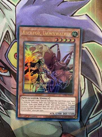 LDS3-EN050 Ascator, Dawnwalker Ultra Rare 1st Edition NM Yugioh Card