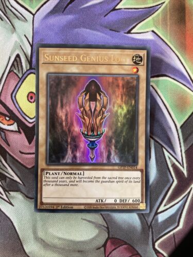 GFTP-EN014 Sunseed Genius Loci Ultra Rare 1st Edition NM Yugioh Card