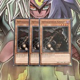 LEHD-ENC06 x3 Armageddon Knight Common Excellent Condition Yugioh