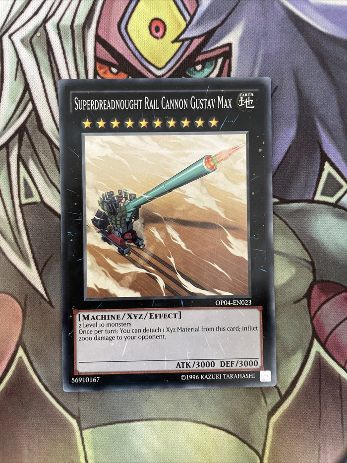 OP04-EN023 Superdreadnought Rail Cannon Gustav Max Common UNL Ed NM Yugioh