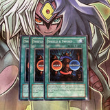SD7-EN020 x3 Shield & Sword Common Excellent Condition Yugioh