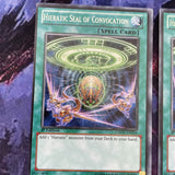 GAOV-EN056 x3 Hieratic Seal Of Convocation RARE PLAYSET Yugioh