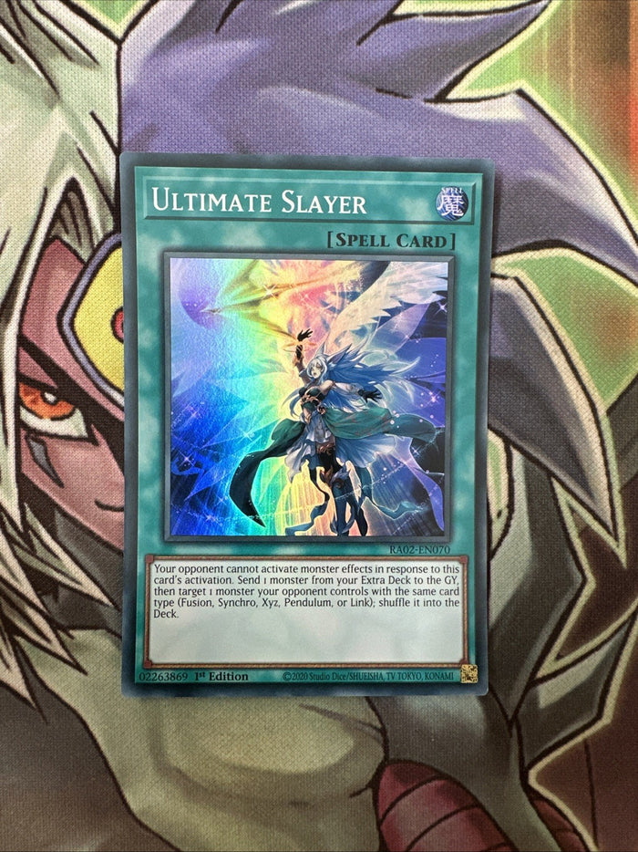 RA02-EN070 Ultimate Slayer Super Rare 1st Edition NM Yugioh Card