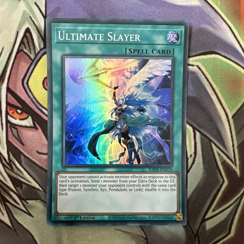 RA02-EN070 Ultimate Slayer Super Rare 1st Edition NM Yugioh Card
