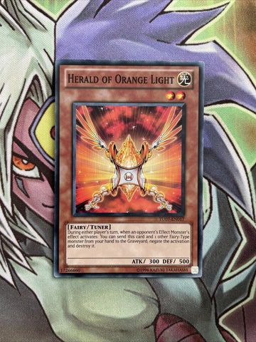 TU07-EN017 Herald Of Orange Light Common  Unlimited Edition NM Yugioh Card