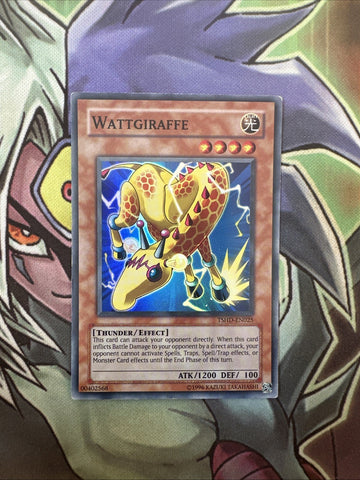 TSHD-EN025 Wattgiraffe Super Rare Unlimited Edition NM Yugioh Card