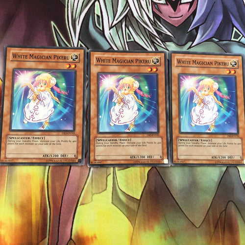 DR2-EN145 x3 White Magician Pikeru YUGIOH CARDS