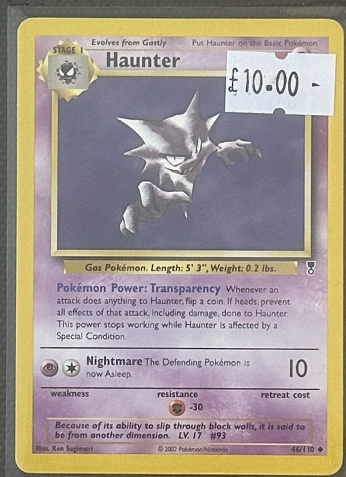 Pokemon Card Haunter Legendary Collection Uncommon 46/110 Lightly Played