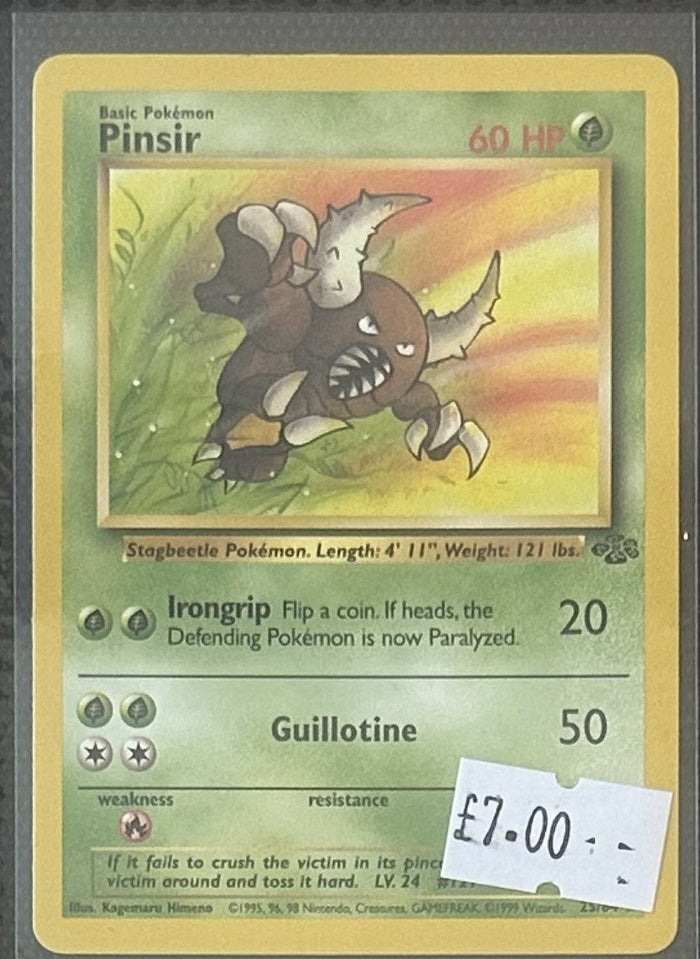 Pokemon Card Pinsir Jungle Rare 25/64 Lightly Played