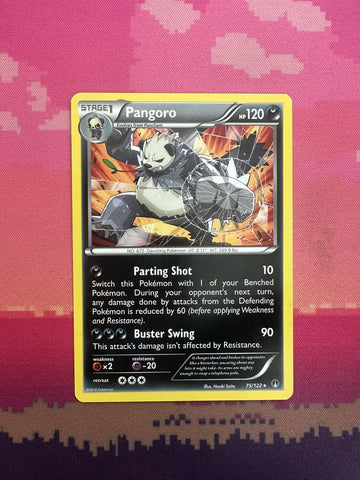 Pokemon Card Pangoro BREAKpoint Rare 75/122 Near Mint