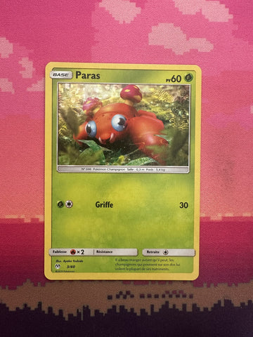 Pokemon Card Paras French McDonald's Collection 2019 Promo 3/40 Near Mint