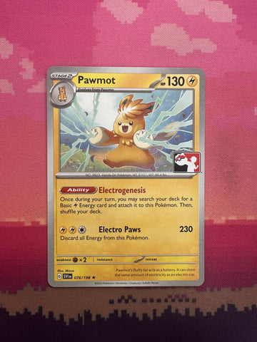 Pokemon Card Pawmot Prize Pack Rare 076/198 Near Mint