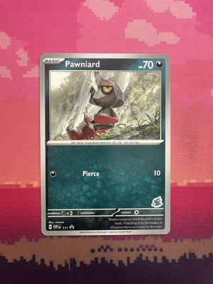 Pokemon Card Pawniard Scarlet & Violet Promo SVP111 Darkrai Stamp Near Mint