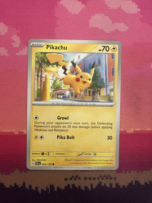 Pokemon Card Pikachu Paldea Evolved Common 062/193 Near Mint