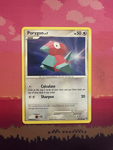 Pokemon Card Porygon LV.7 Great Encounters Common 81/106 Near Mint