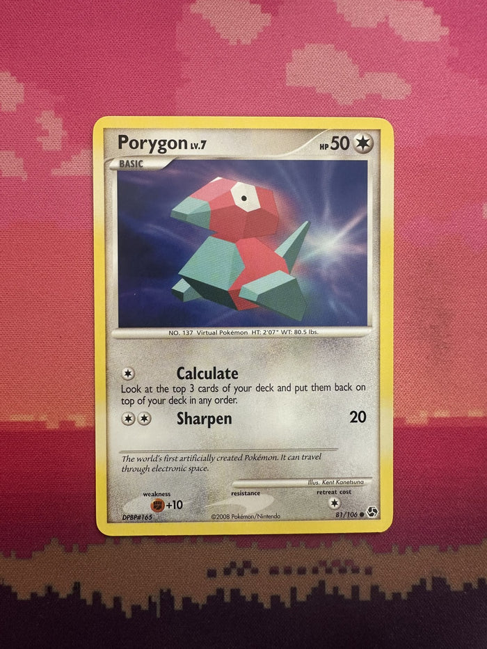 Pokemon Card Porygon LV.7 Great Encounters Common 81/106 Near Mint