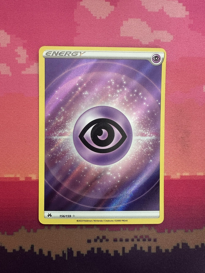 Pokemon Card Psychic Energy Crown Zenith Rare 156/159 Near Mint