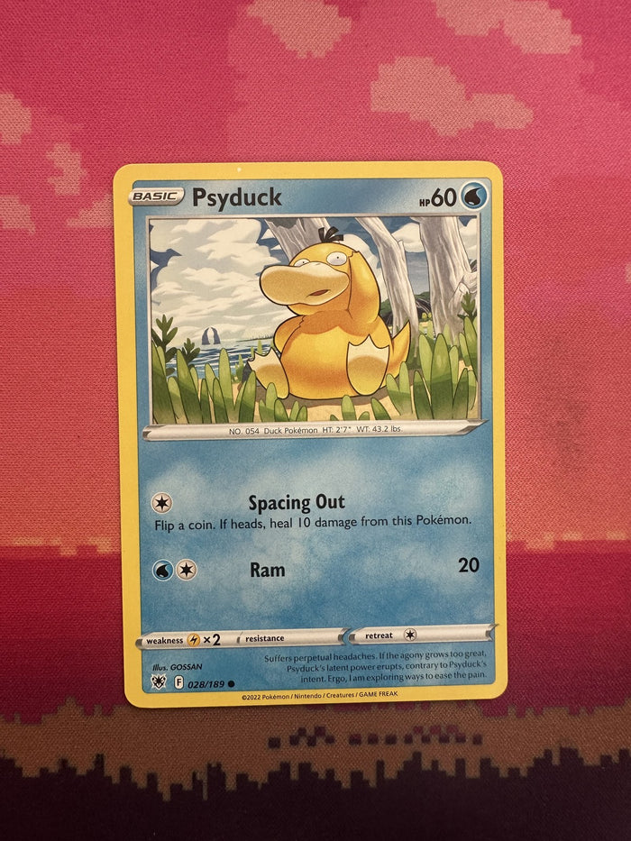 Pokemon Card Psyduck Astral Radiance Common 028/189 Near Mint