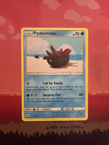 Pokemon Card Pyukumuku Unbroken Bonds Uncommon 53/214 Near Mint
