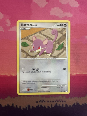 Pokemon Card Rattata LV.12 Reverse Holo Arceus 73/99 Near Mint