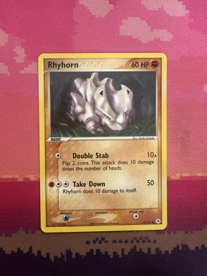 Pokemon Card Rhyhorn EX Hidden Legends Common 70/101 Near Mint