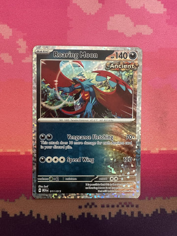 Pokemon Card Roaring Moon McDonald's Holo 011/015 Near Mint