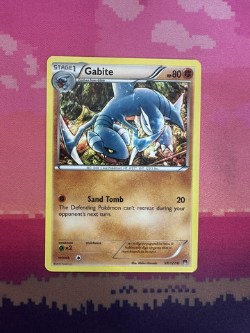 Pokemon Card Gabite XY BREAKthrough Uncommon 69/122 Near Mint