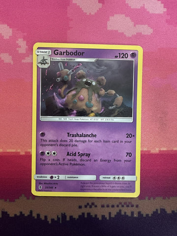 Pokemon Card Garbodor Guardians Rising Rare 51/145 Near Mint