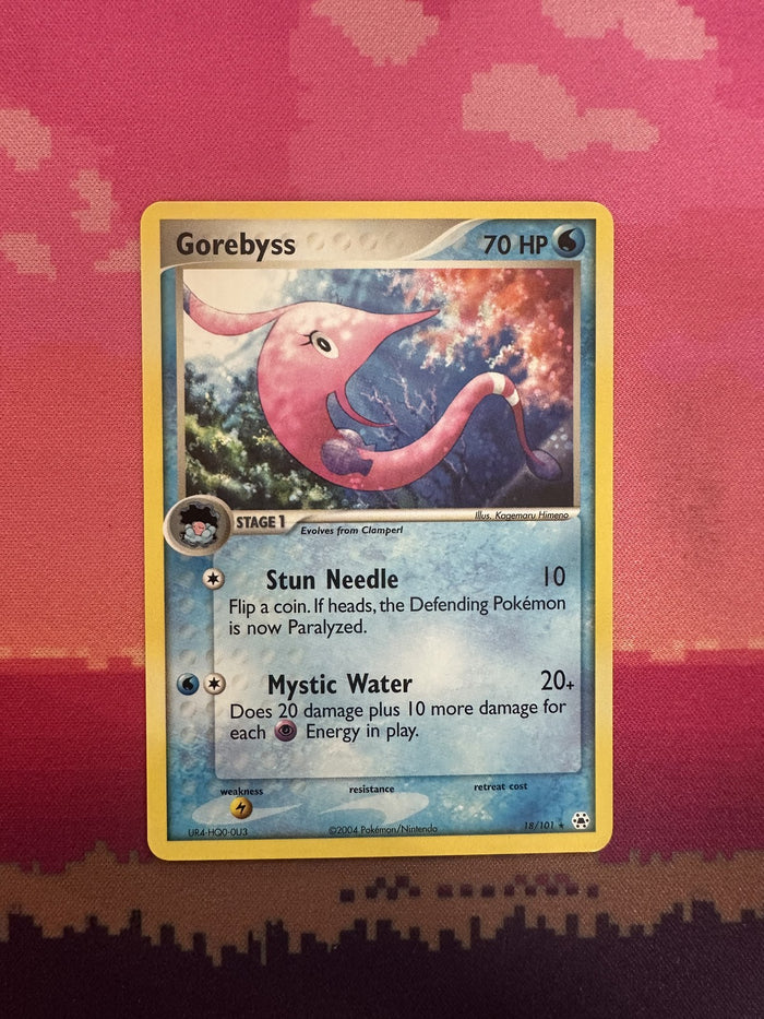 Pokemon Card Gorebyss EX Hidden Legends Rare 18/101 Near Mint