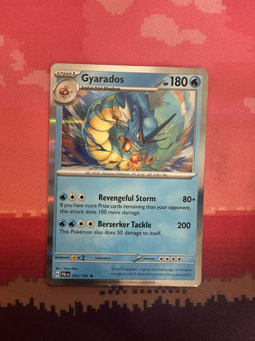 Pokemon Card Gyarados Holo Paldea Evolved Rare 043/193 Near Mint