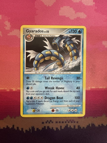 Pokemon Card Gyarados Stormfront Rare 19/100 Near Mint