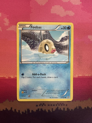 Pokemon Card Feebas Dragons Exalted Common 27/124 Near Mint