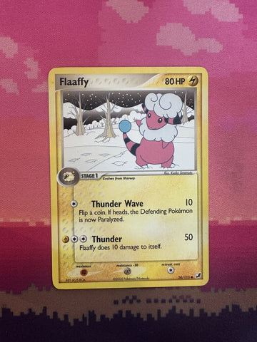 Pokemon Card Flaaffy EX Unseen Forces Common 56/115 Near Mint