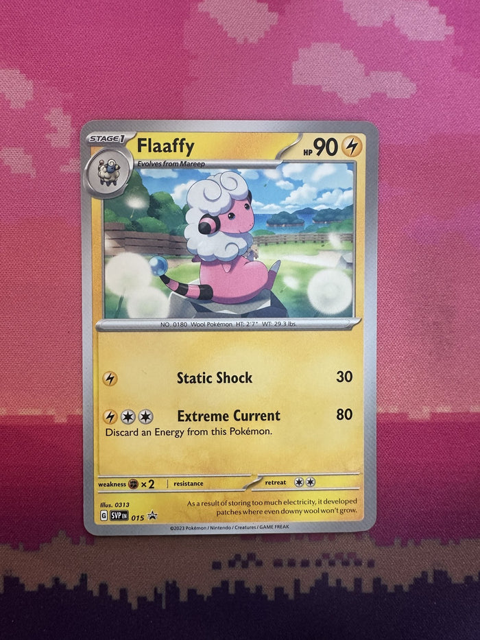 Pokemon Card Flaaffy Scarlet & Violet Promo 015 Near Mint